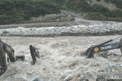 Inondations sur la route de Chengdu