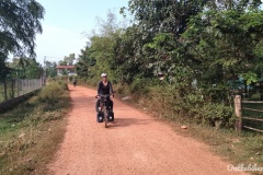 Sur la route entre Phonkho et Vientiane